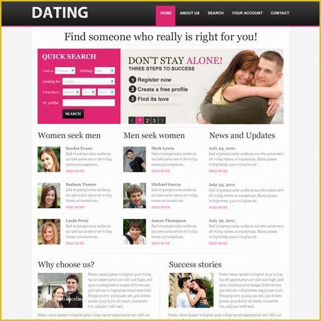 Dating Site Template Free Of Free Nude Celebrity Websites Wingateinnallentown