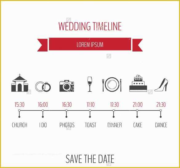 Day Of Wedding Timeline Template Free Of 31 Wedding Timeline Templates Psd Ai Eps Pdf Word