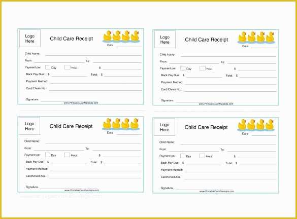 Daycare Website Templates Free Download Of Daycare Receipt Template – 12 Free Word Excel Pdf