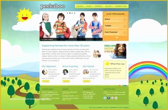 Daycare Website Templates Free Download Of Free Education Website Template the Best Choice for