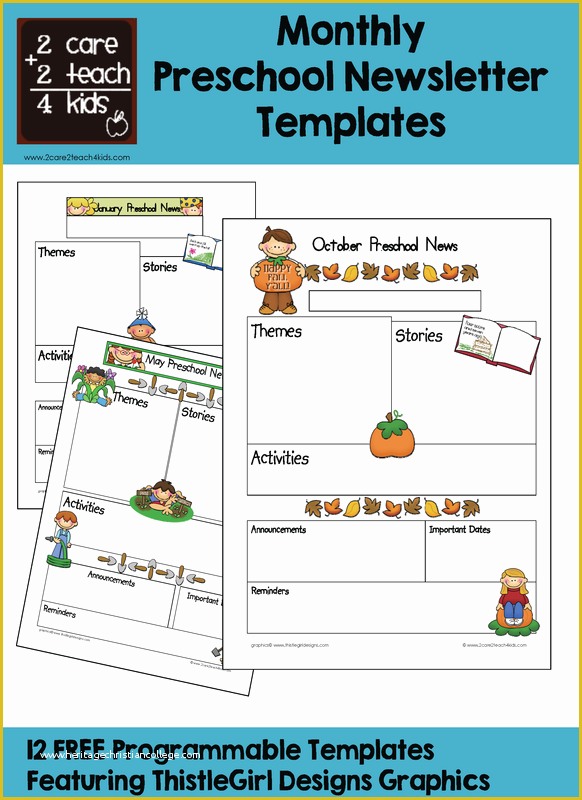 Daycare Website Templates Free Download Of Newsletters Free Printable Templates 2care2teach4kids