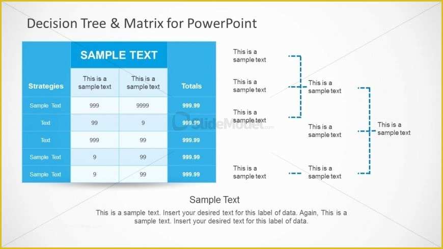 Decision Tree Template Free Downloads Of 6173 01 Decision Tree and Matrix 4 Slidemodel