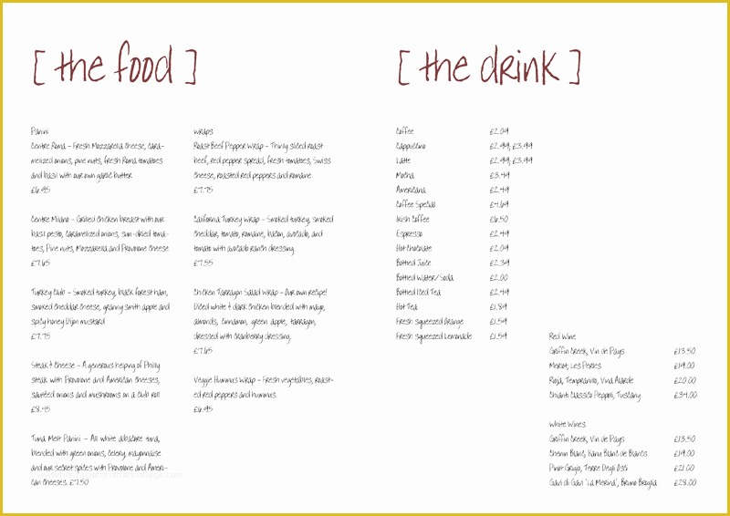 Deli Menu Templates Free Downloads Of Free Restaurant Menu Templates