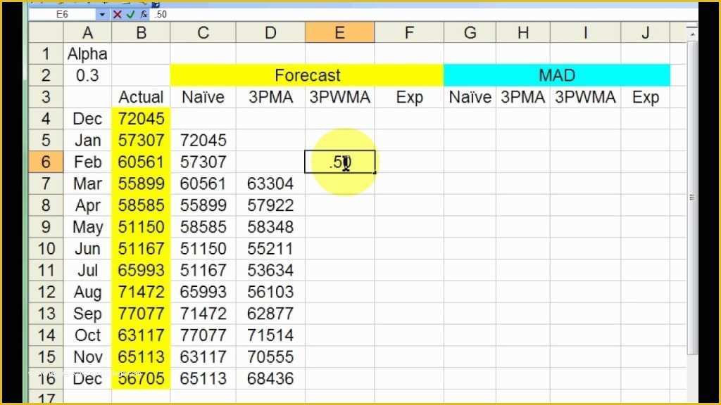 Demand forecasting Excel Template Free Download Of Demand forecasting Excel Template