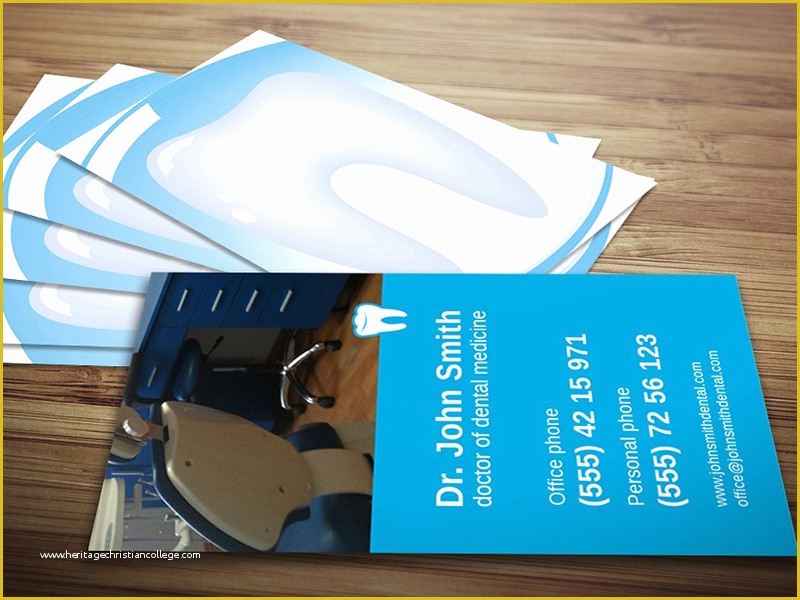 Dentist Business Card Template Free Of 31 Dental Business Card Templates Free Psd Vector Download