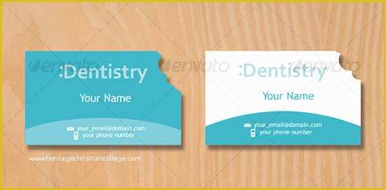 Dentist Business Card Template Free Of 44 Dental Business Card Templates Psd Word Ai