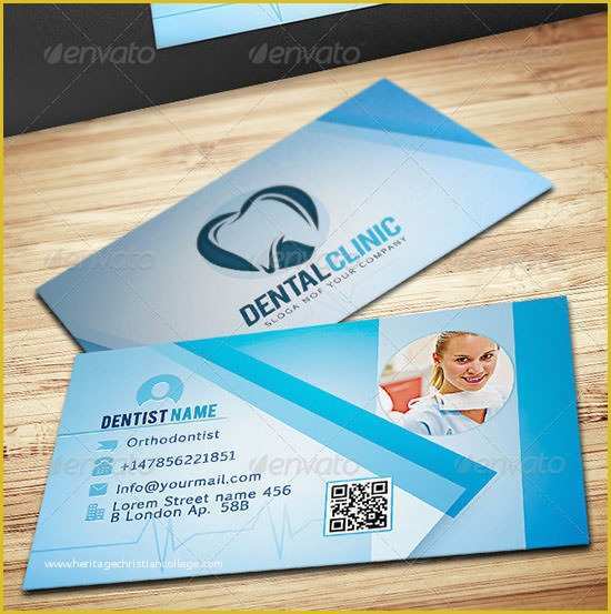 Dentist Business Card Template Free Of 44 Dental Business Card Templates Psd Word Ai