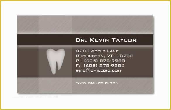 Dentist Business Card Template Free Of 44 Dental Business Card Templates Psd Word Ai