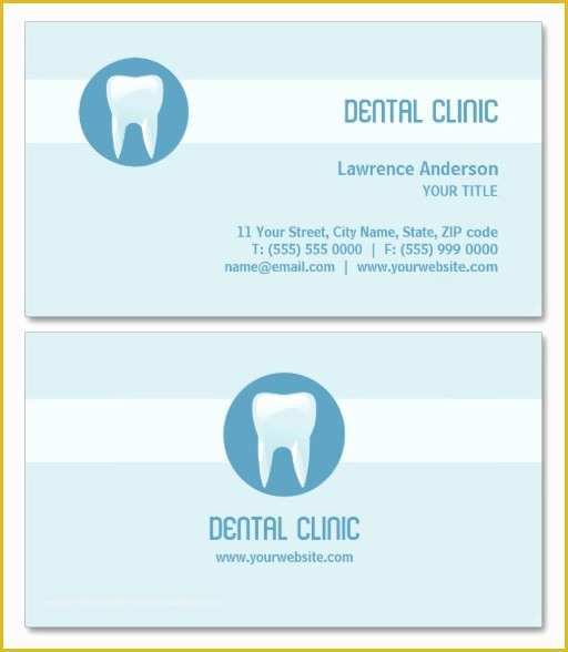 Dentist Business Card Template Free Of 44 Dental Business Card Templates Psd Word Ai