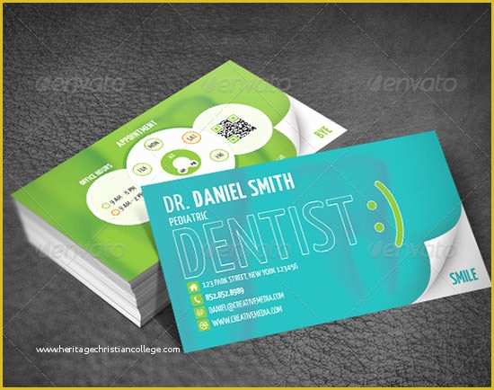 Dentist Business Card Template Free Of 44 Dental Business Card Templates Psd Word Ai