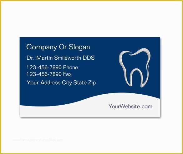 Dentist Business Card Template Free Of 44 Dental Business Card Templates Psd Word Ai