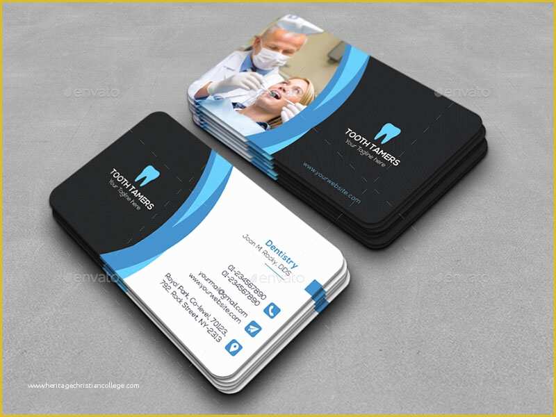 Dentist Business Card Template Free Of Dental Business Card Designs Dentist Business Card