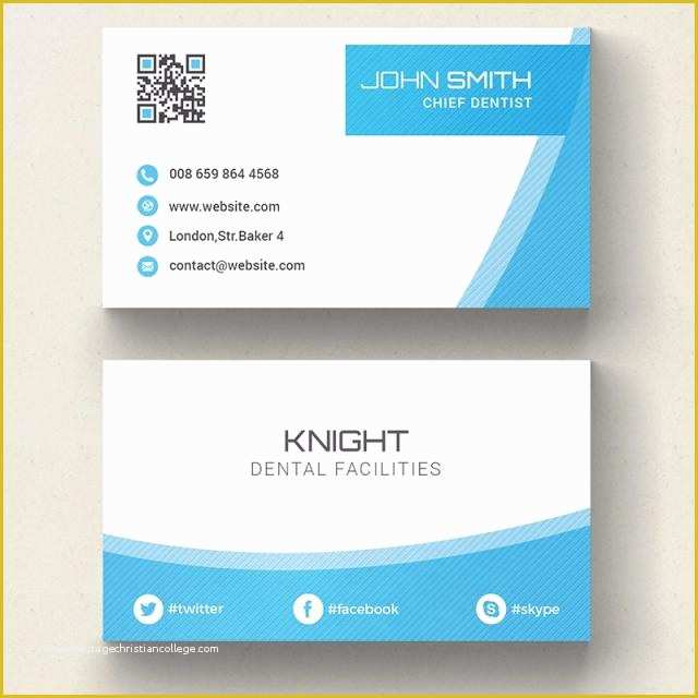 Dentist Business Card Template Free Of Dental Business Card Template Template for Free Download