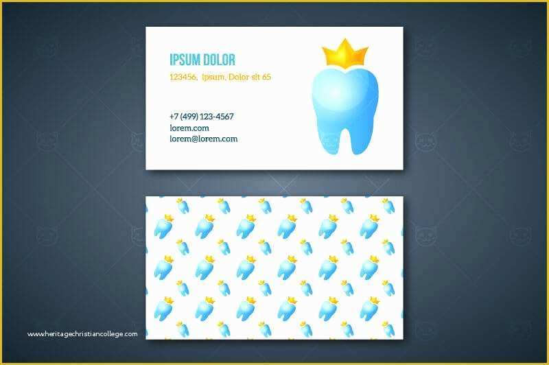 Dentist Business Card Template Free Of Dentist Business Card Template Free astonishing Dental