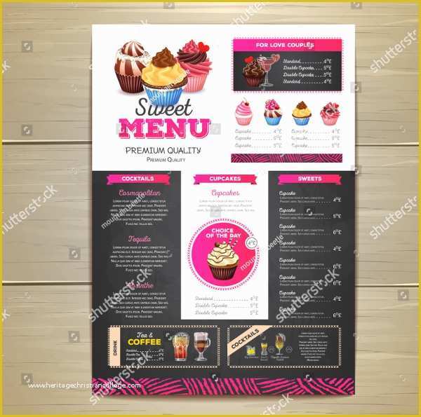 Dessert Menu Template Free Download Of 16 Dessert Menu Templates Free Premium Psd Vector Png