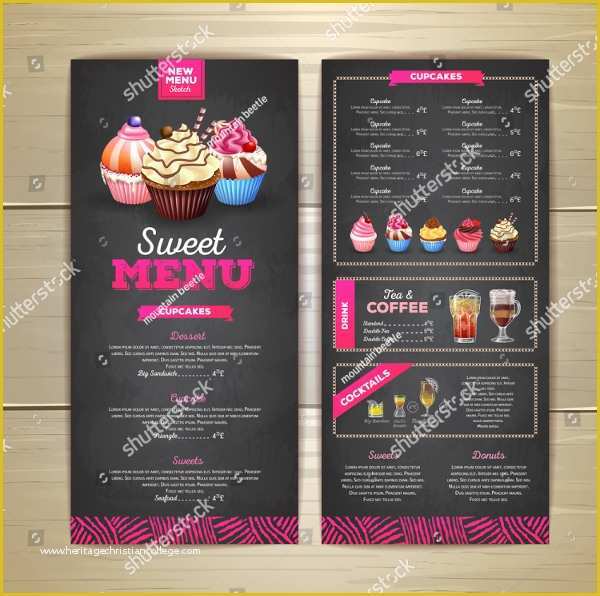 Dessert Menu Template Free Download Of 16 Dessert Menu Templates Free Premium Psd Vector Png