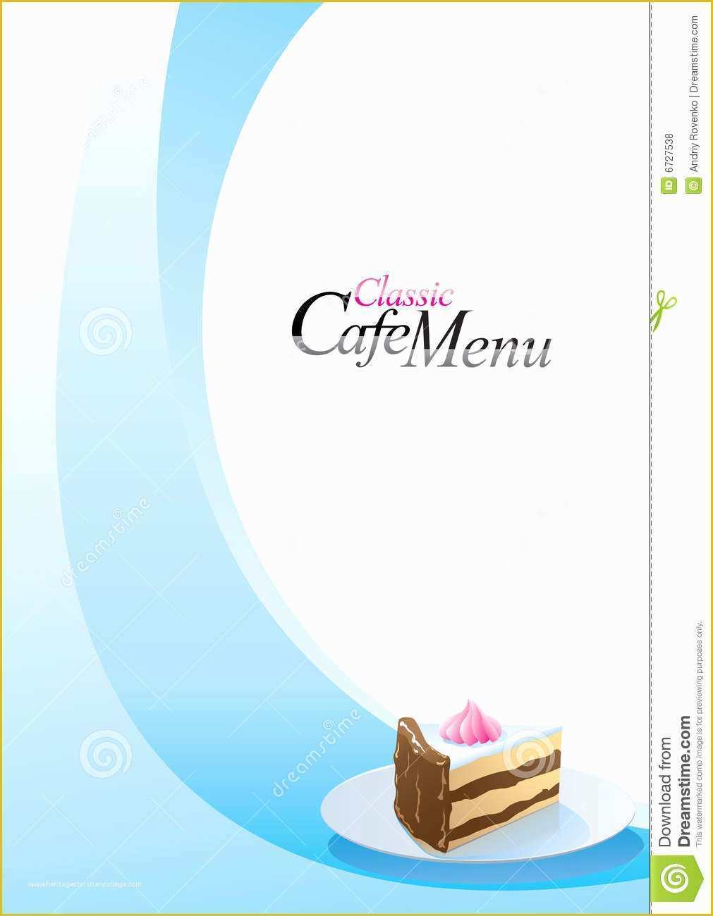 Dessert Menu Template Free Download Of Dessert Menu Template Royalty Free Stock S Image