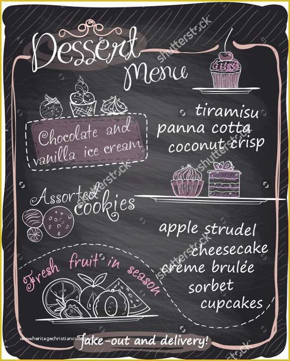 Dessert Menu Template Free Download Of Dessert Menu Templates – 21 Free Psd Eps format Download