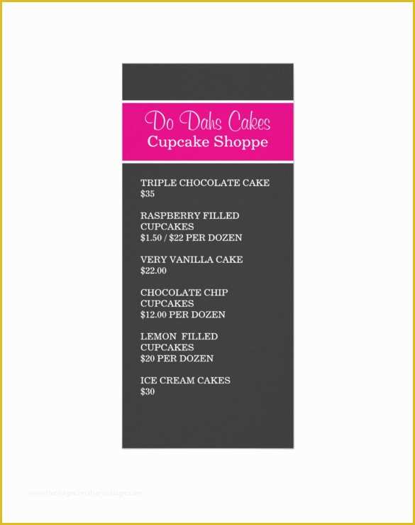 Dessert Menu Template Free Download Of Dessert Menu Templates – 21 Free Psd Eps format Download