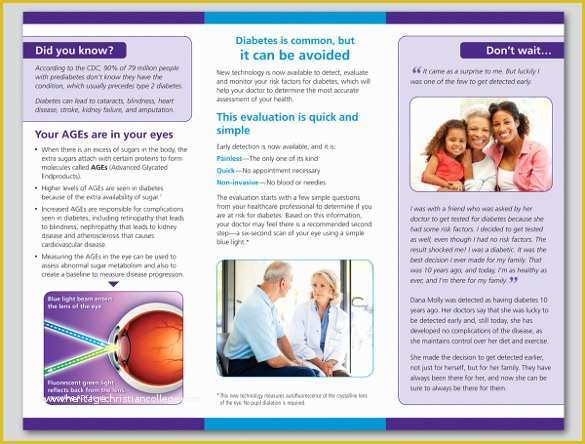 Diabetes Brochure Templates Free Of 14 Diabetes Brochure Templates