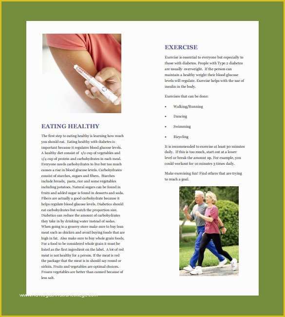 Diabetes Brochure Templates Free Of 14 Diabetes Brochure Templates