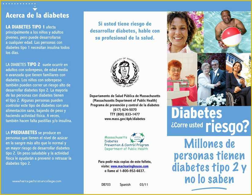 Diabetes Brochure Templates Free Of Public Health Brochures Renanlopes