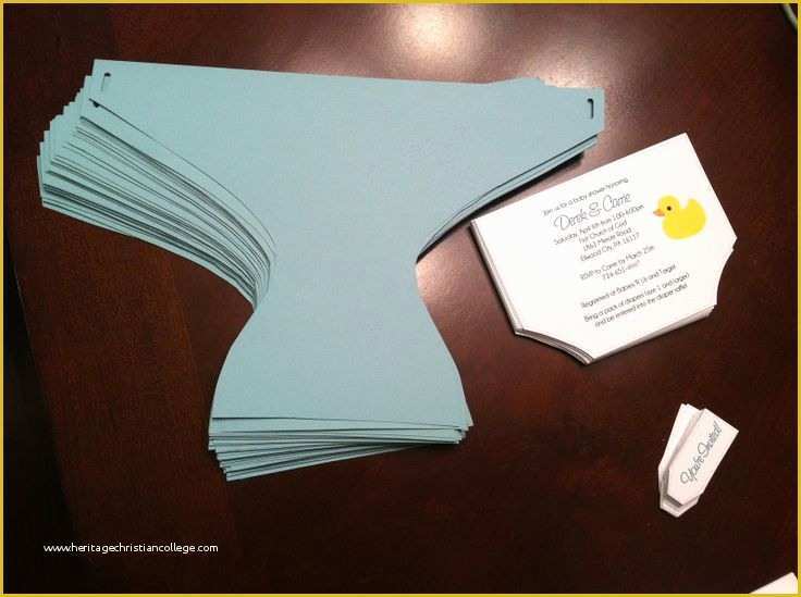 Diaper Invitation Template Free Printable Of Free Diaper Party Invitations