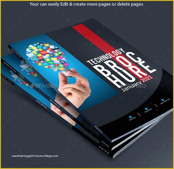 Digital Brochure Templates Free Of 20 Digital Brochure Templates Psd Vector Eps Jpg