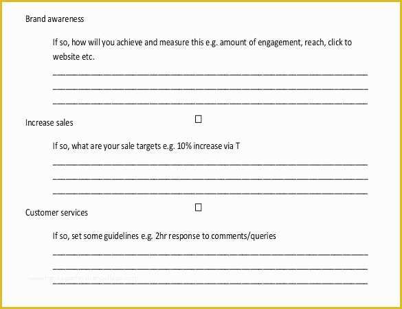 Digital Marketing Plan Template Free Download Of Digital Marketing Strategy Template – 13 Word Excel Pdf