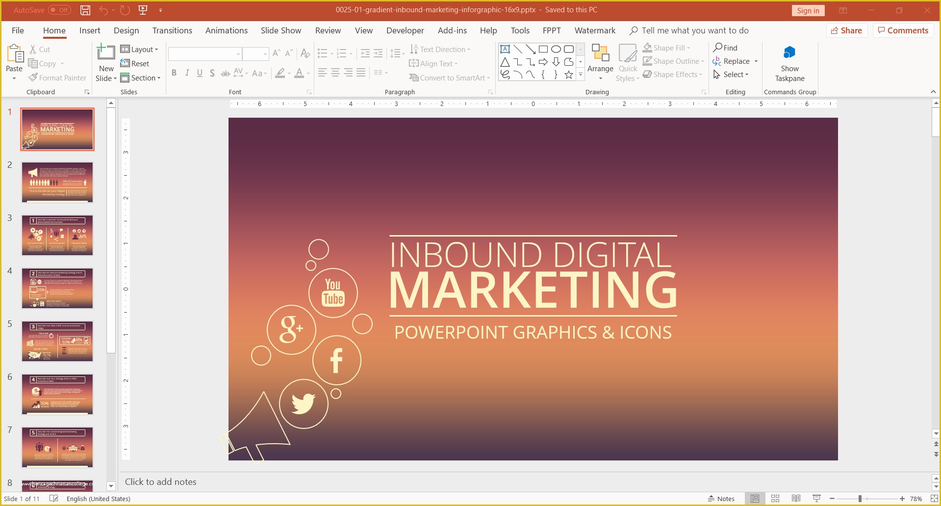 Digital Marketing Presentation Template Free Of 10 Best Creative Powerpoint Templates for Marketing
