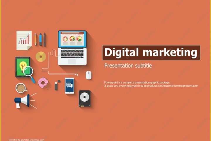 Digital Marketing Presentation Template Free Of Digital Marketing Ppt Template – Goodpello