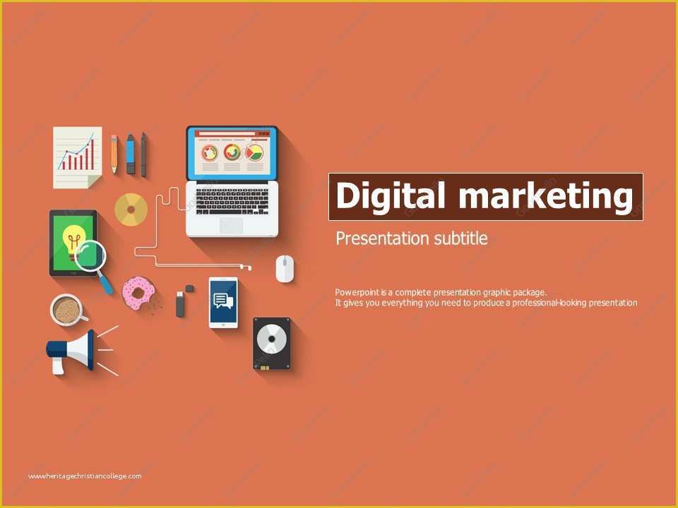 Digital Marketing Presentation Template Free Of Digital Marketing Ppt Template – Goodpello