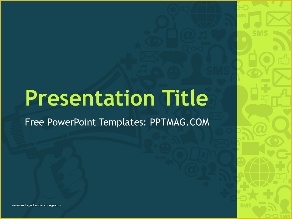 Digital Marketing Presentation Template Free Of Free Digital Marketing Powerpoint Template Pptmag