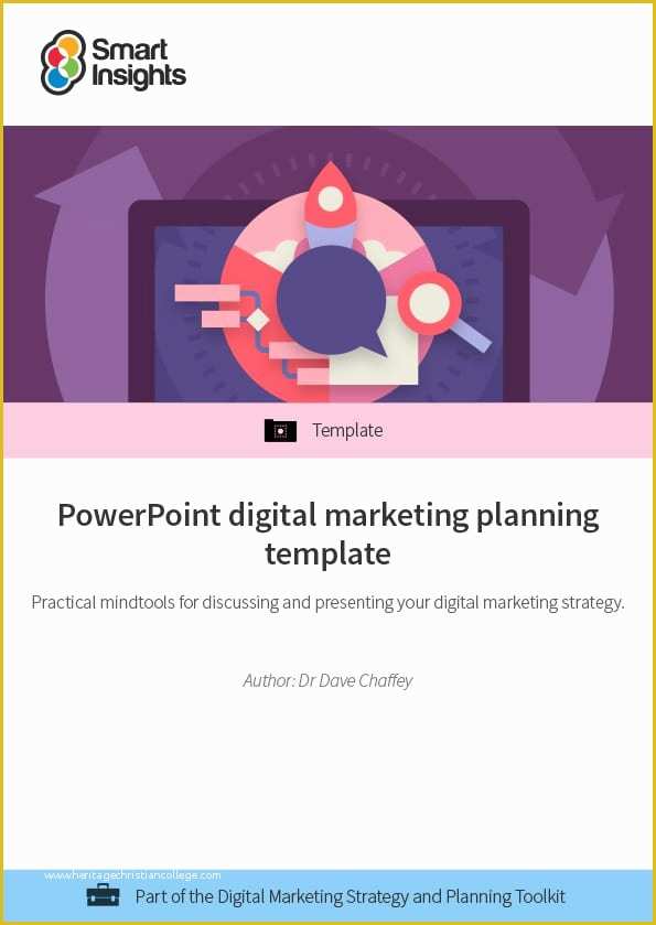 Digital Marketing Presentation Template Free Of Powerpoint Digital Marketing Planning Template