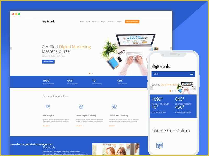 Digital Marketing Responsive Website Template Free Download Of Best Bootstrap Responsive Web Design Templates 40