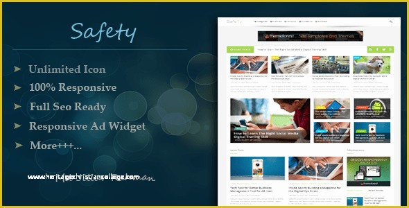 Digital Marketing Responsive Website Template Free Download Of Download Safety Responsive Multipurpose Blogger Template