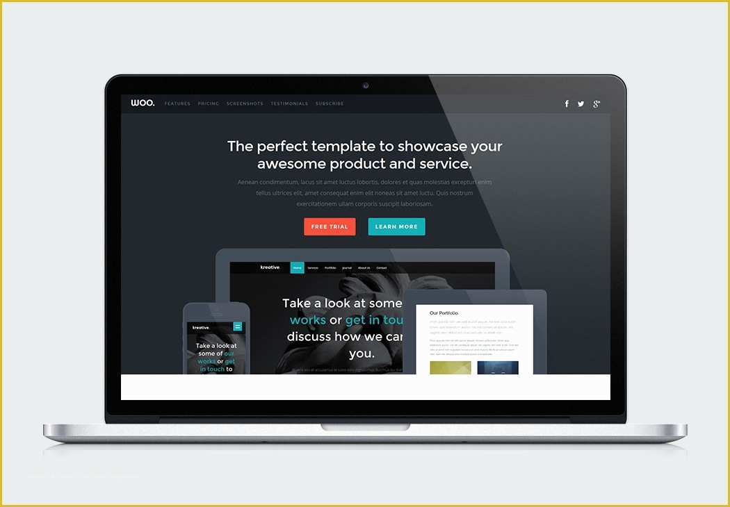 Digital Marketing Responsive Website Template Free Download Of Woo