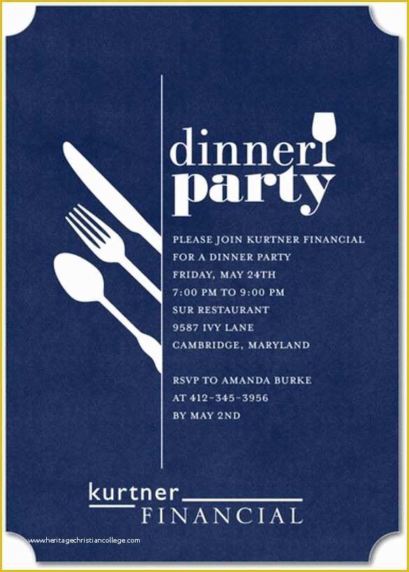 Dinner Party Invitation Templates Free Download Of 49 Dinner Invitation Templates Psd Ai Word