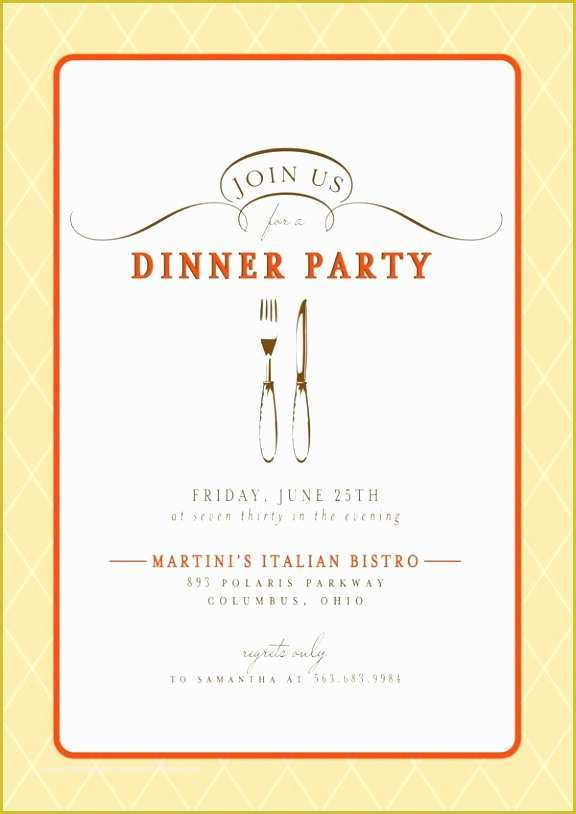 Dinner Party Invitation Templates Free Download Of 6 Free Dinner Party Invitation Templates Oeeyl