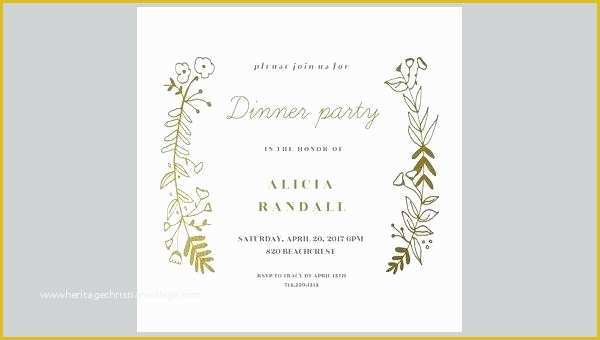 Dinner Party Invitation Templates Free Download Of Corporate Dinner Invitation Template Free Printable Dinner