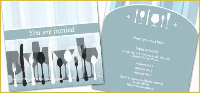Dinner Party Invitation Templates Free Download Of Invitation Dinner Party • istudio Publisher • Page