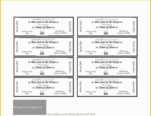 Dinner Ticket Template Free Of event Ticket Template 3 that S so Random