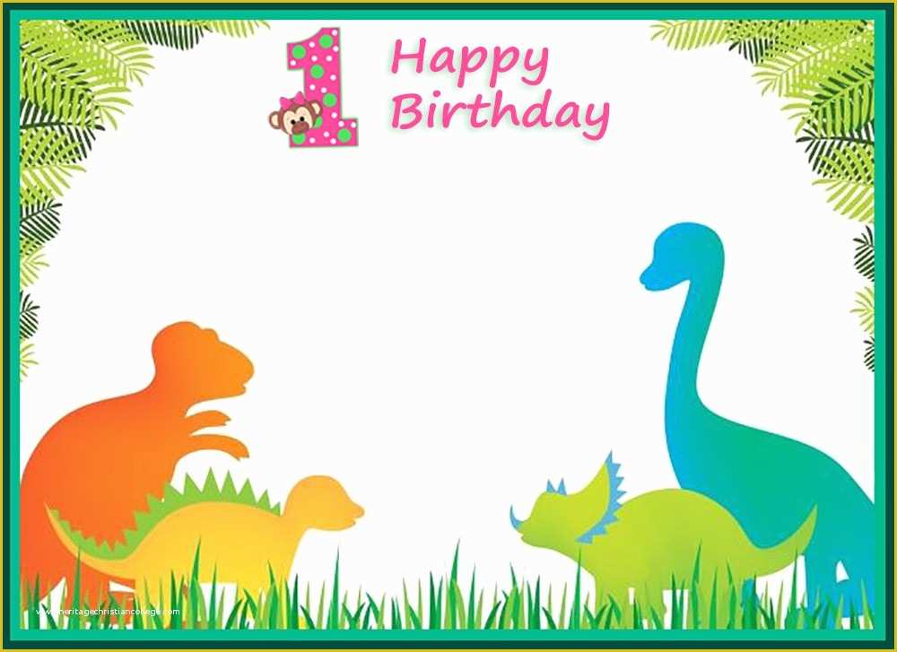 Dinosaur Birthday Invitation Template Free Of 19 Roaring Dinosaur Birthday Invitations