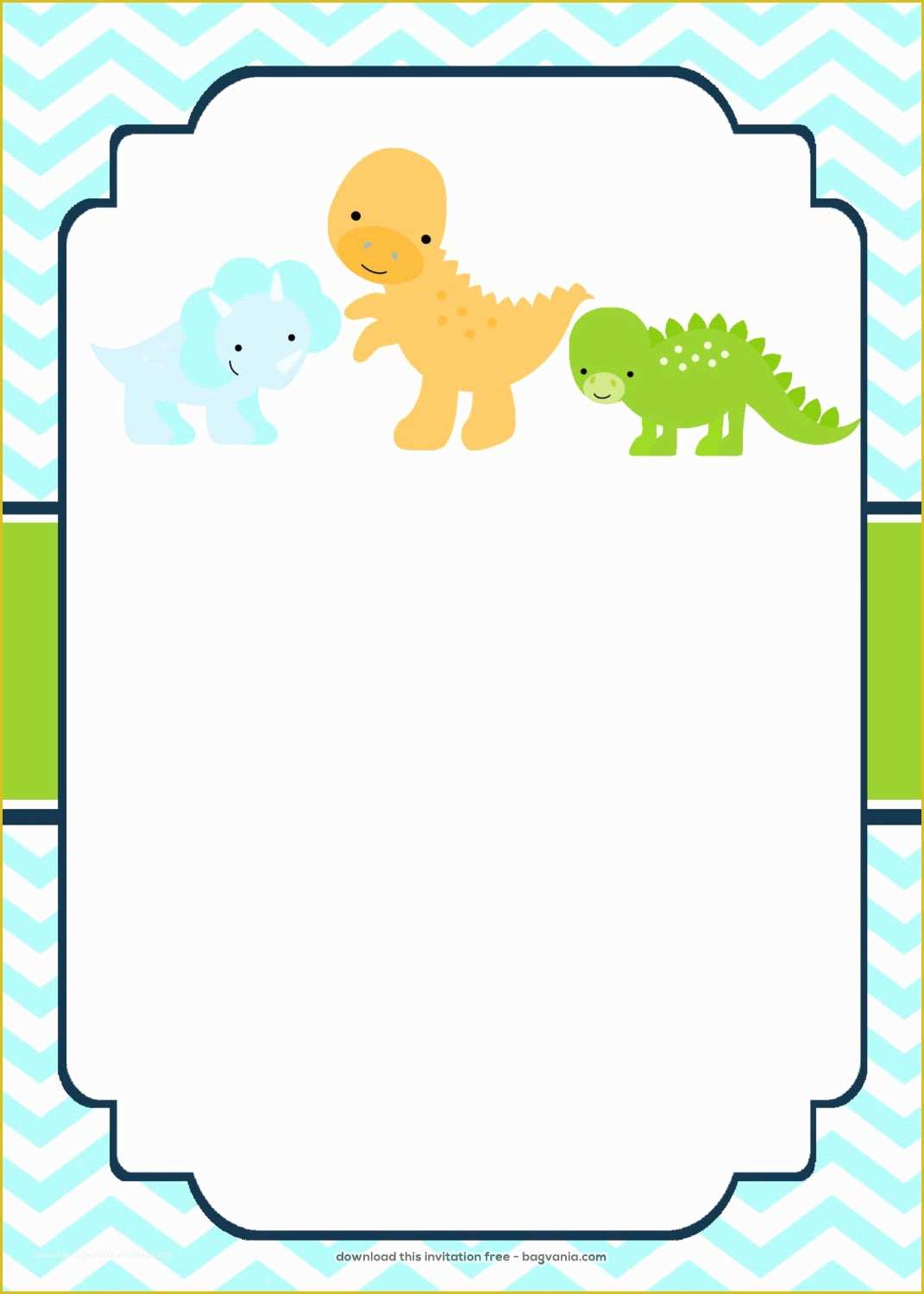 Dinosaur Birthday Invitation Template Free Of Free Dinosaur Birthday Invitations – Free Printable