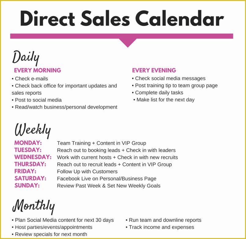 direct sales business plan