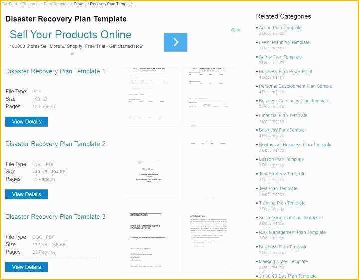 Disaster Plan Template Free Of Disaster Recovery Plan Template Pdf – Ddmoon