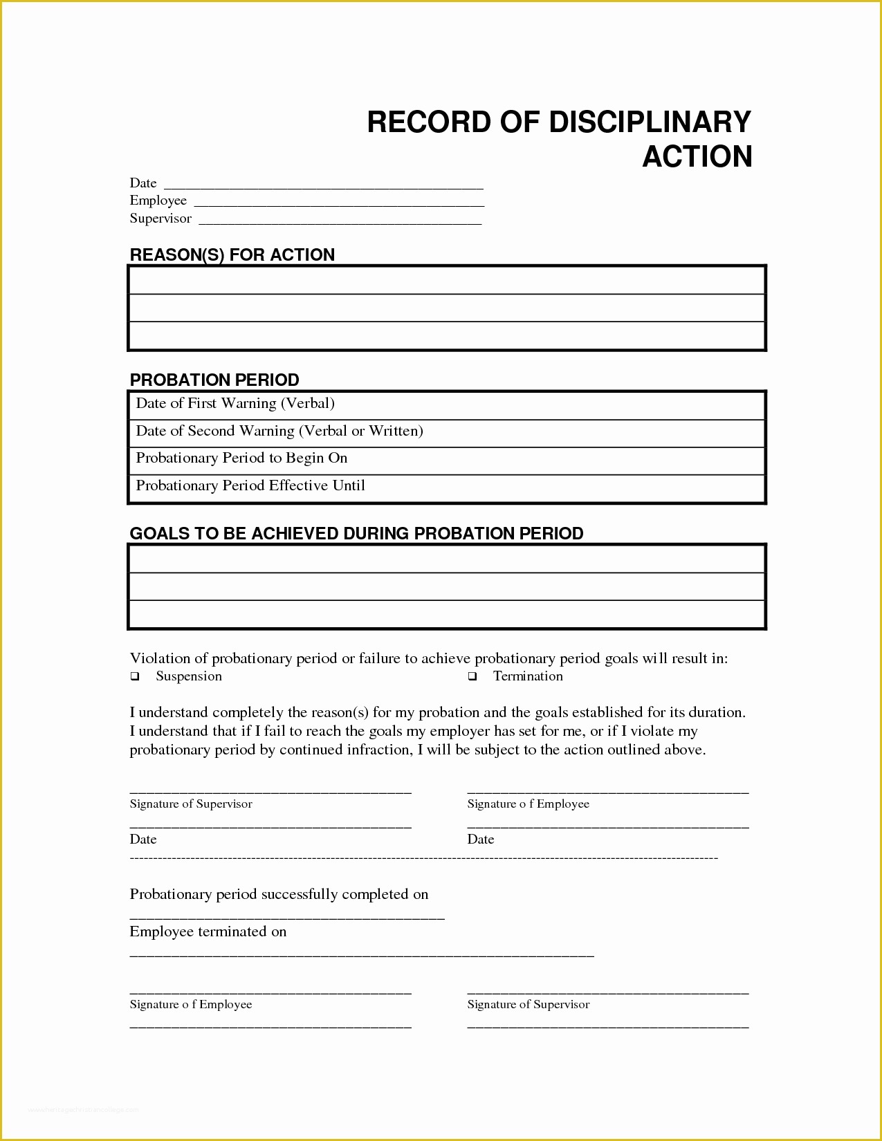 Disciplinary Action forms Free Template Of 10 Best Of Disciplinary Notice Template Employee