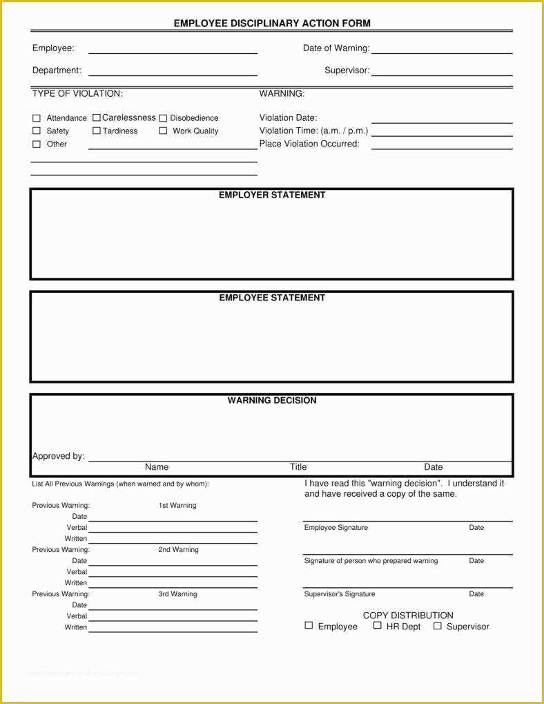 Disciplinary Action forms Free Template Of 2 Disciplinary Report Templates Pdf