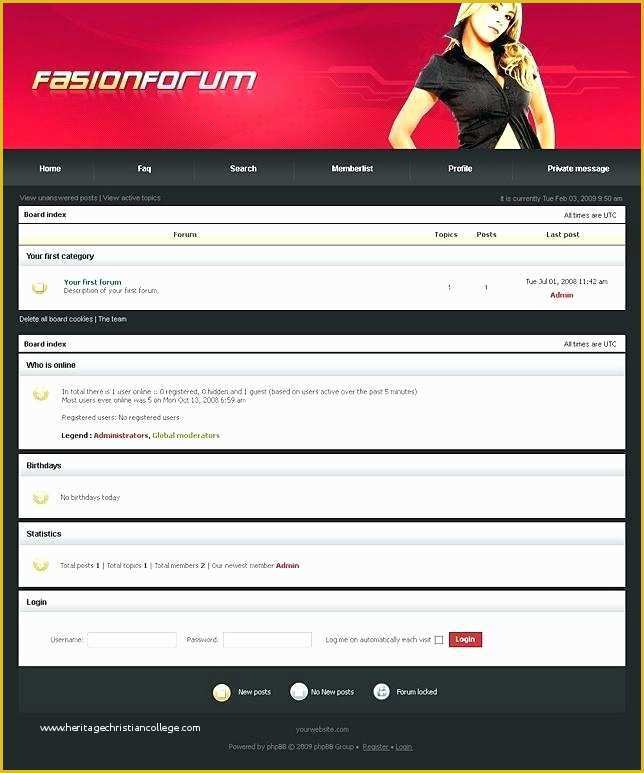 Discussion forum Templates Free Download Of Football Website Template Free Templates Joomla forum