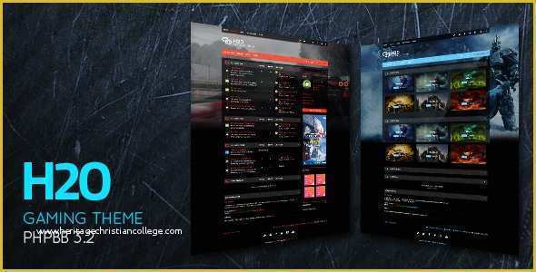 Discussion forum Templates Free Download Of H2o Action Gaming Responsive Bb 3 2 theme by